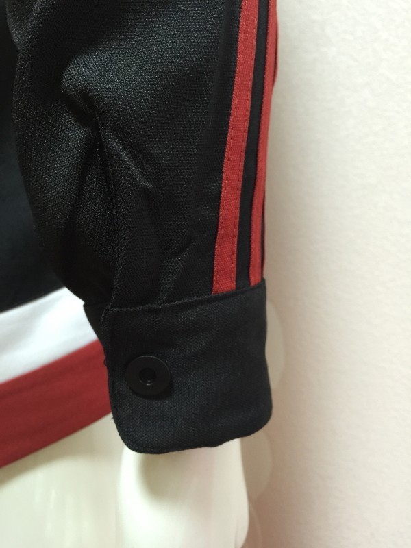 AC Milan 2015-16 Anthem Black Jacket - Click Image to Close